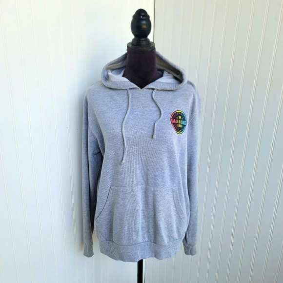 Maui and Sons Florida Surf Company Women's Gray Pullover Hoodie Sweatshirt S - Picture 1 of 9